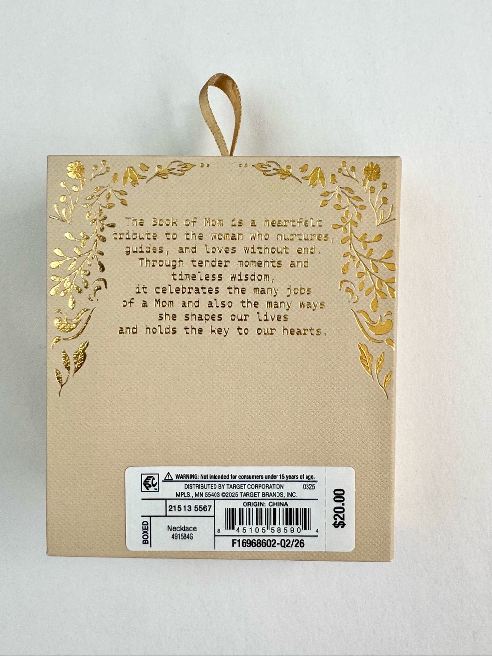 Target Gold 'The Go-Getter' Mama Charm Necklace - Picture 2 of 2